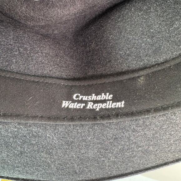 Faustmann Germany Outdoor Charcoal Outstrong Water Repellent Wool Felt Hat Sz L - Picture 6 of 7